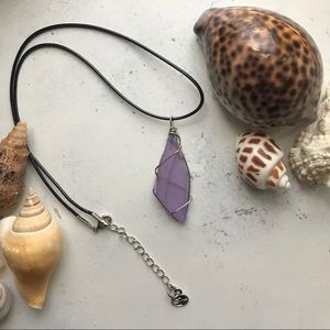 🎁🎁🎁PERFECT GIFT!!Wire-wrapped Seaglass Necklace